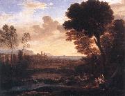 Claude Lorrain Landscape with Paris and Oenone fdg oil painting reproduction